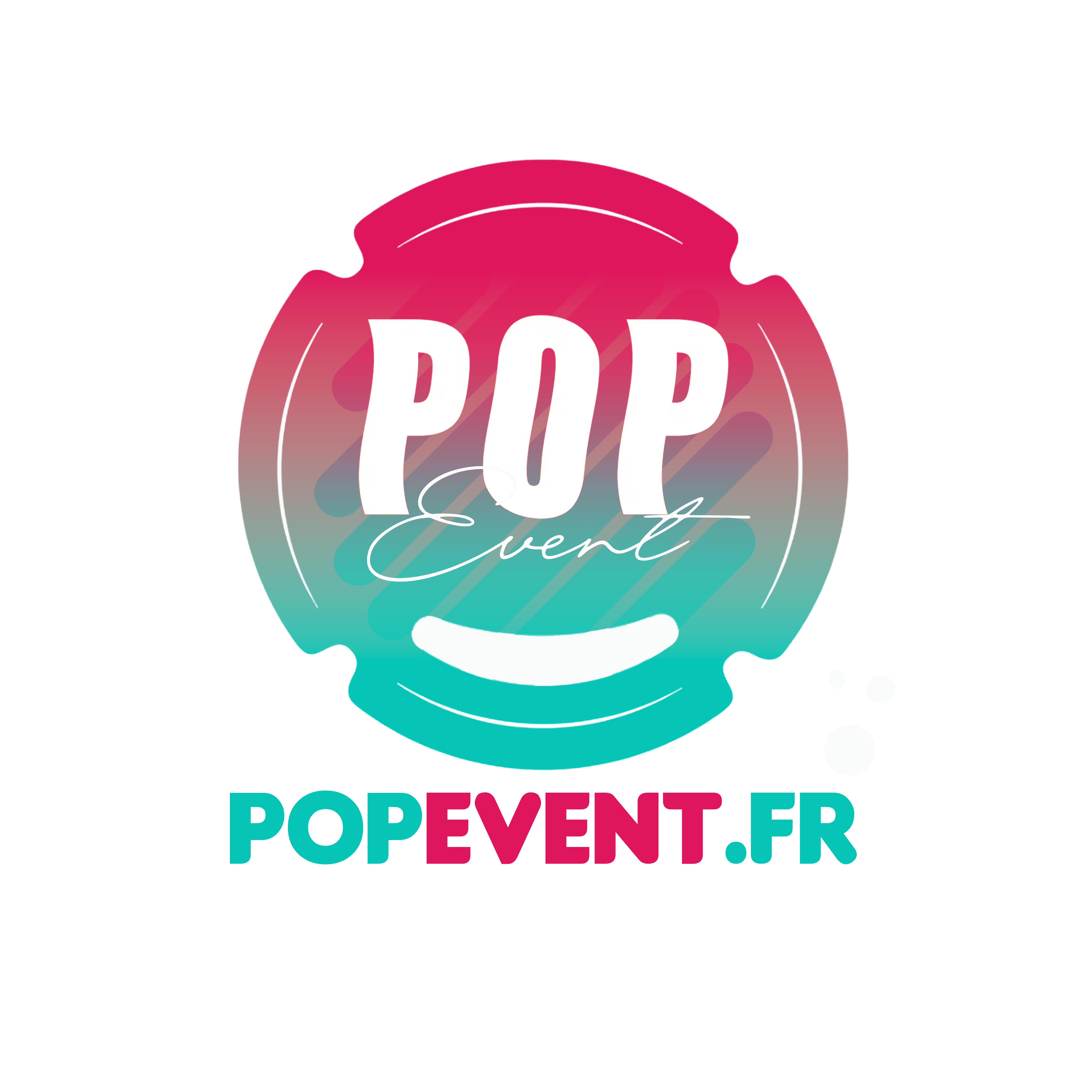 Logo GayPoEvent, un homme baignant dans un verre cocktail 
